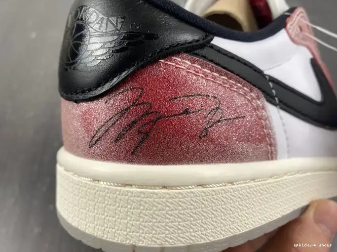 Rep X JORDAN TROPHY LOW BLACK' 1 AIR OG ROOM FN0432-017 'RED 0424